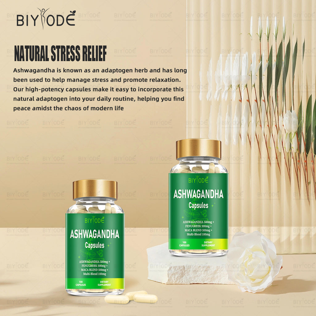 OEM ODM Custom Sleep Support Pills Ashwagandha Capsules Supplement Manufacturer