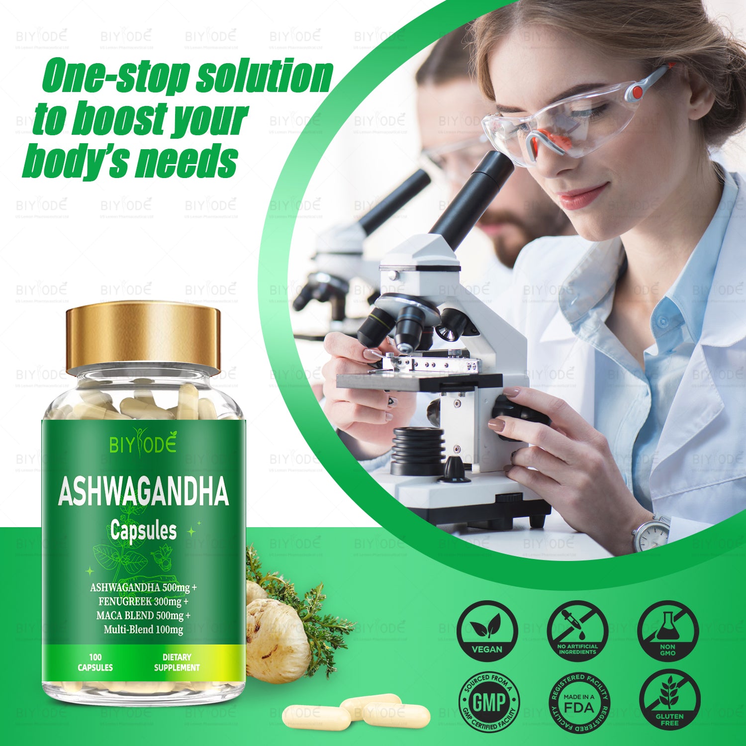 OEM ODM Custom Sleep Support Pills Ashwagandha Capsules Supplement Manufacturer