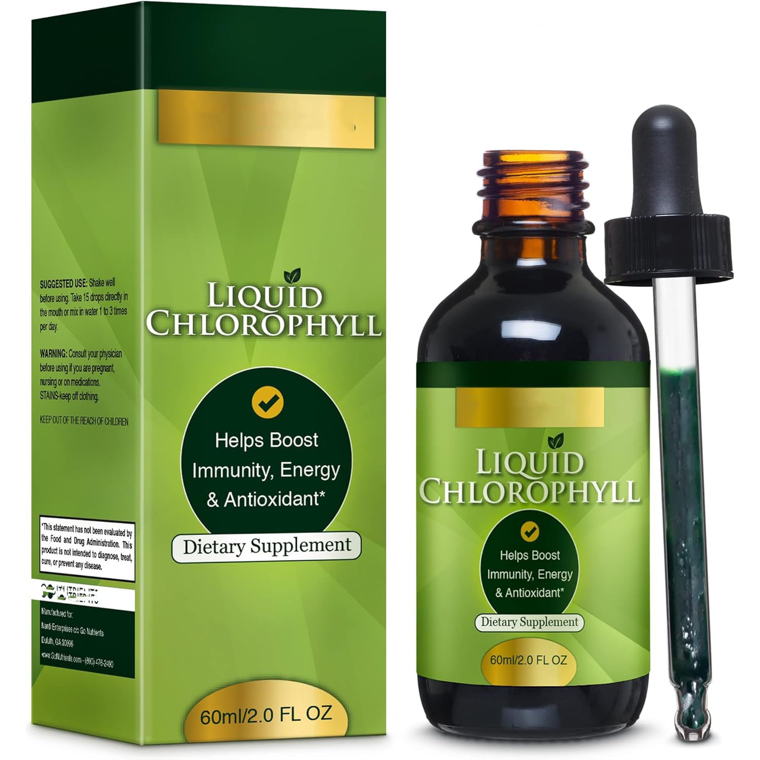Chlorophyll Liquid Drops