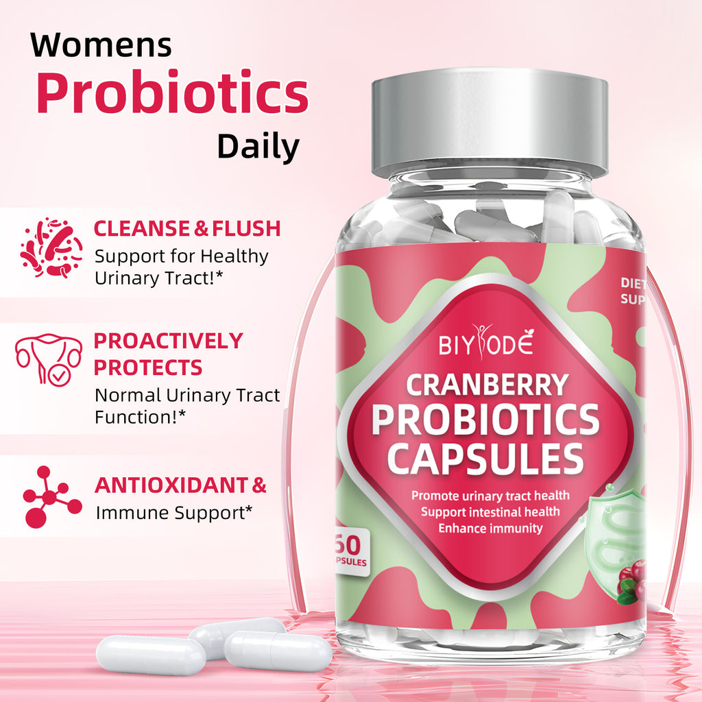 Biyode Effective Formula Ready Stock Fast Shipping Wholesale Cranberry Probiotic Capsules
